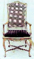 spanish chair with mink seat